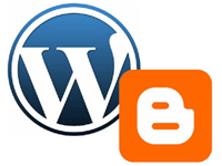 Exempel på bloggverktyg: Blogger och WordPress