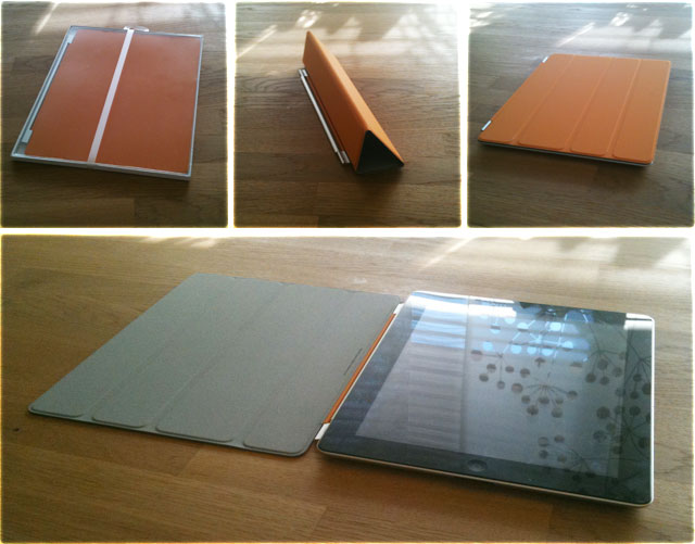En iPad 2 med Smart Cover En iPad 2 med Smart Cover