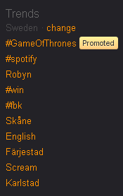 Trending Topics på svenska